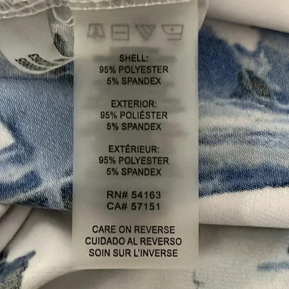 Karl Lagerfeld Paris Bow Knit Floral Blouse - Picture 11 of 11